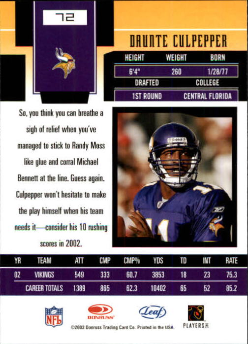 2003 Leaf Certified Materials Football - Picture 145 of 300