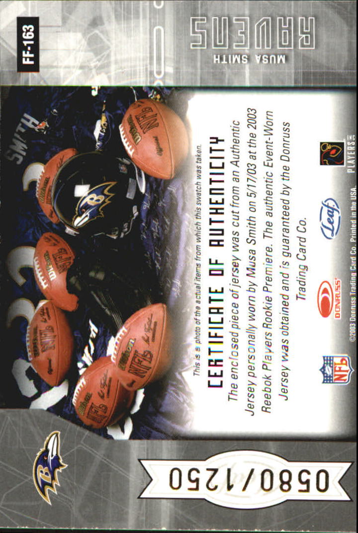 2003 Leaf Certified Materials - #18 Julius Peppers