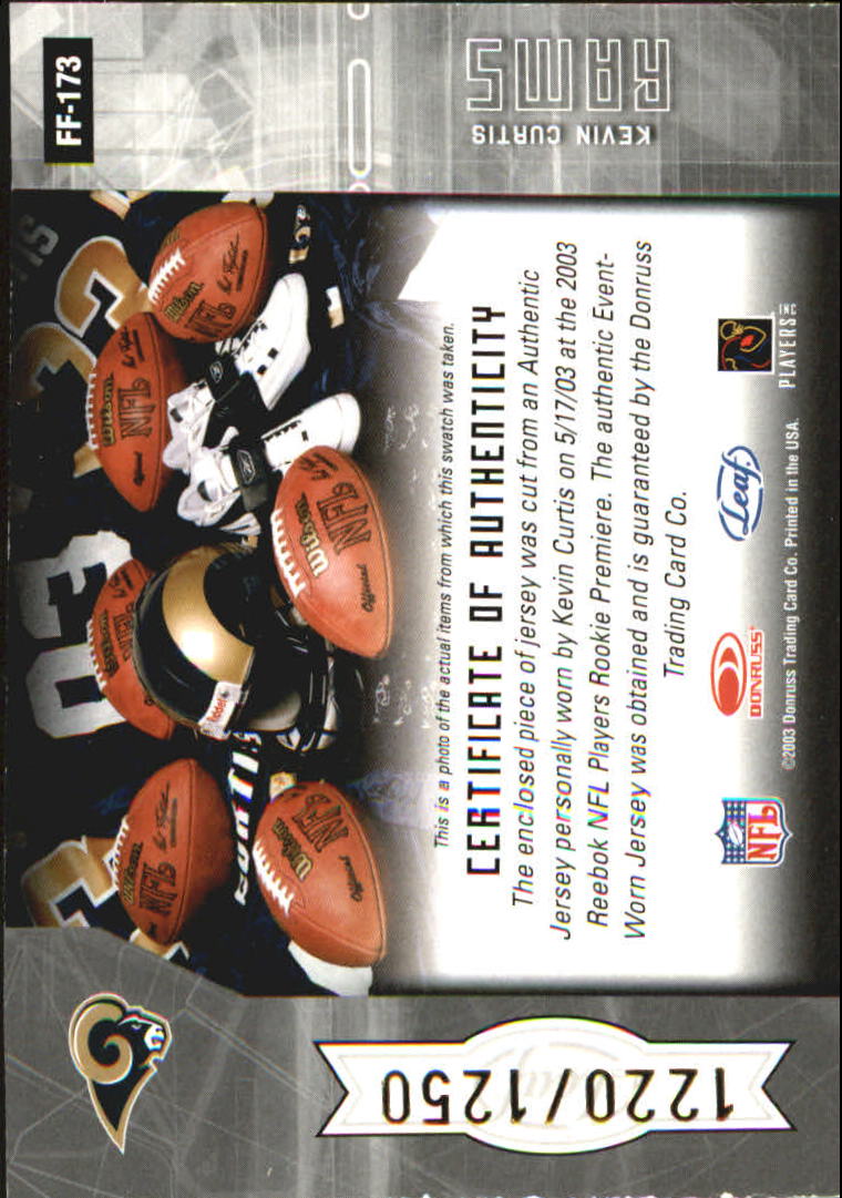 2003 Leaf Certified Materials - #18 Julius Peppers