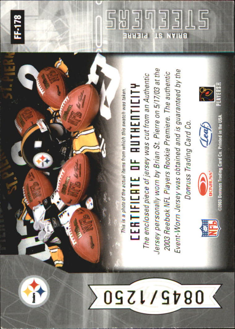 2003 Leaf Certified Materials - #18 Julius Peppers