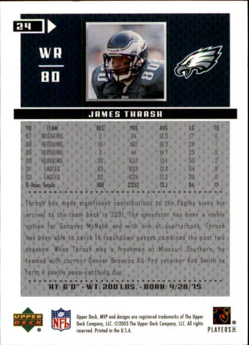 A7875- 2003 Upper Deck MVP FB Cards 1-250 +Rookies -You Pick- 15+ FREE US SHIP