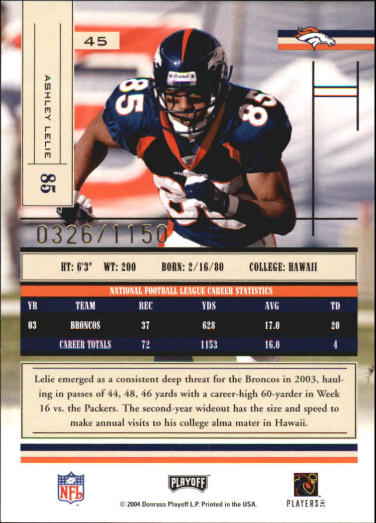 2004 Absolute Memorabilia Football - Picture 63 of 291