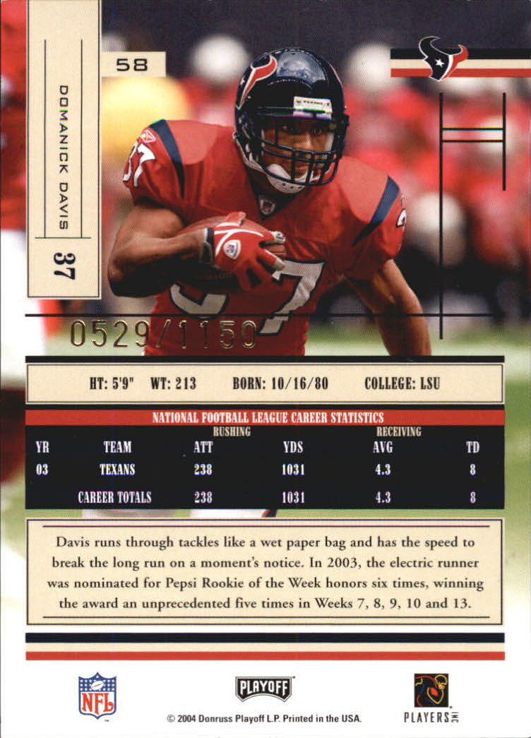 2004 Absolute Memorabilia Football - Picture 71 of 291