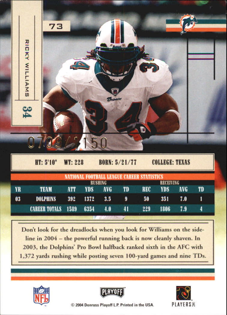 2004 Absolute Memorabilia Football - Picture 87 of 291