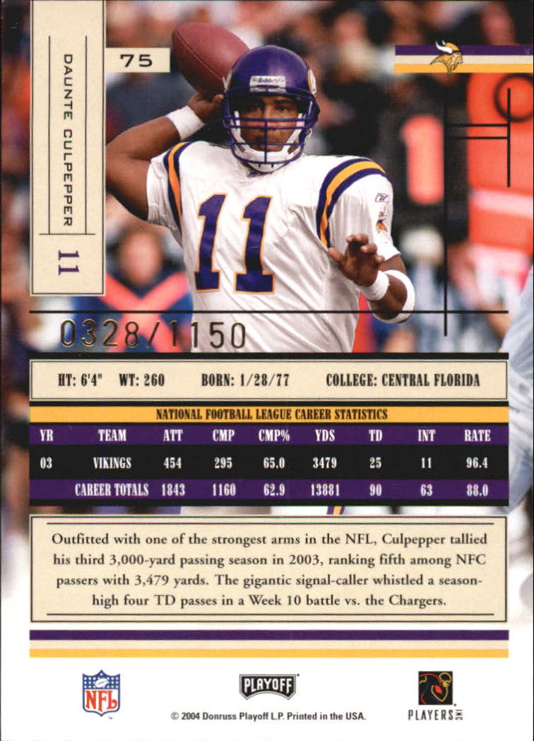 2004 Absolute Memorabilia Football - Picture 91 of 291