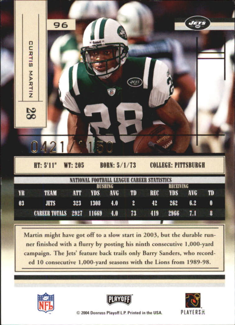 2004 Absolute Memorabilia Football - Picture 109 of 291