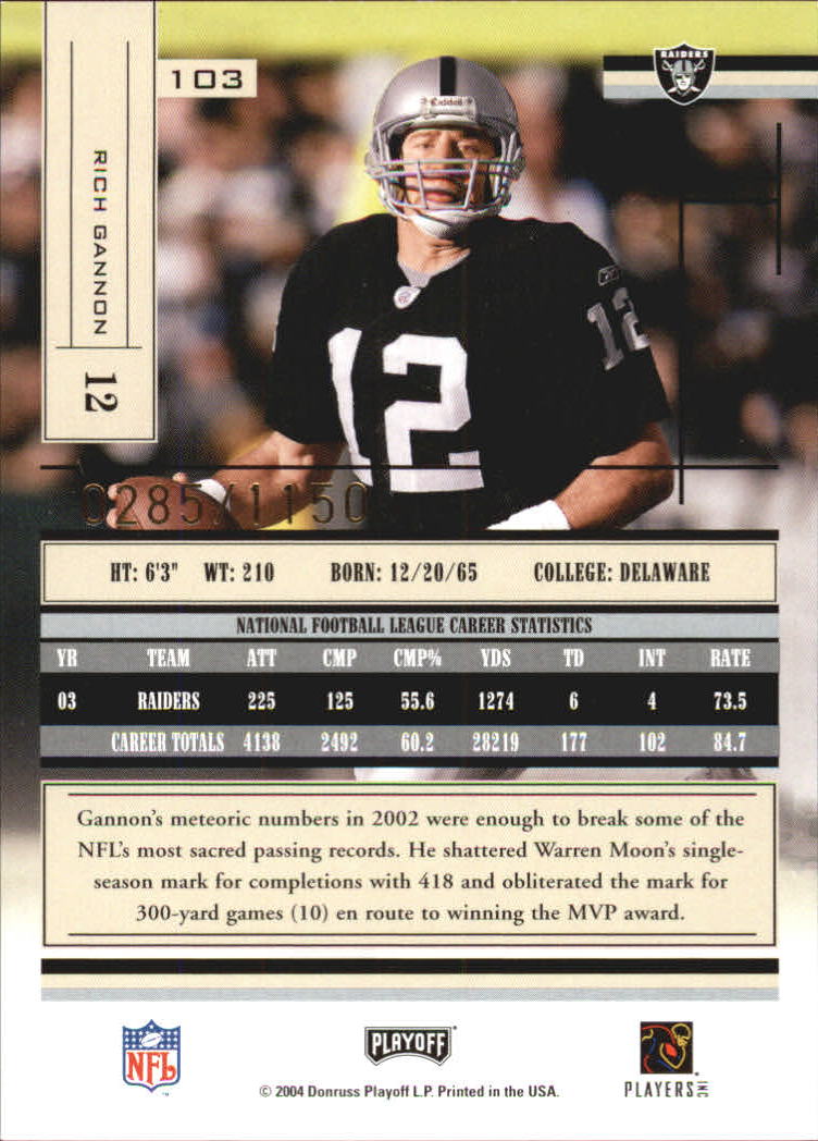 2004 Absolute Memorabilia Football - Picture 121 of 291