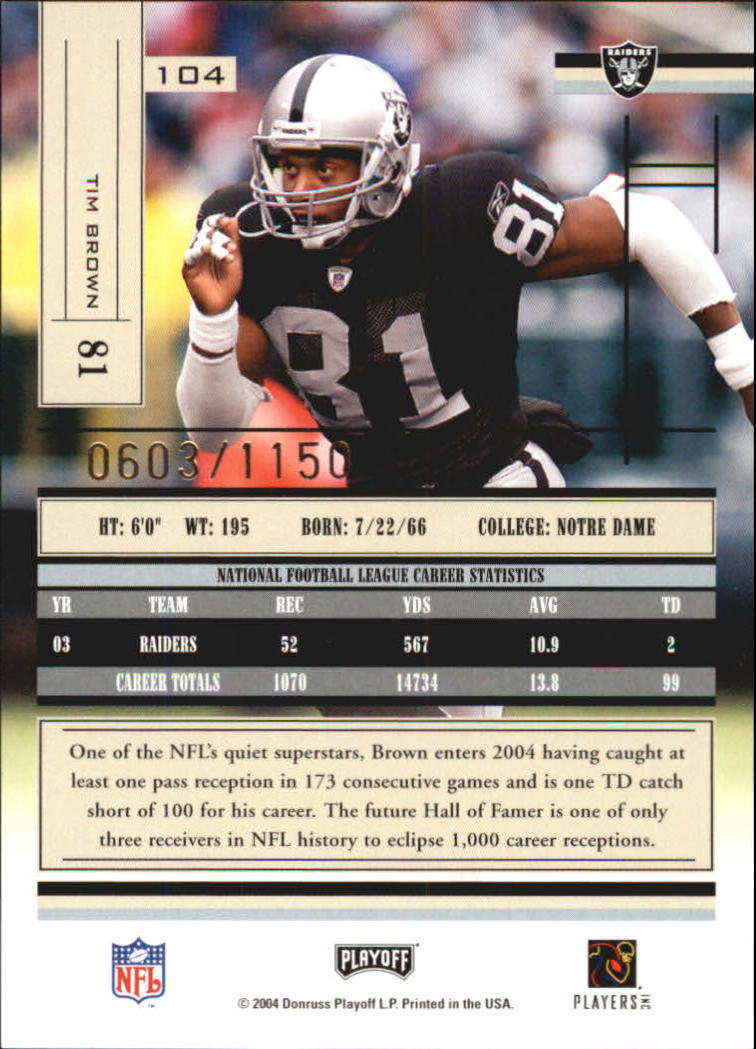 2004 Absolute Memorabilia Football - Picture 123 of 291