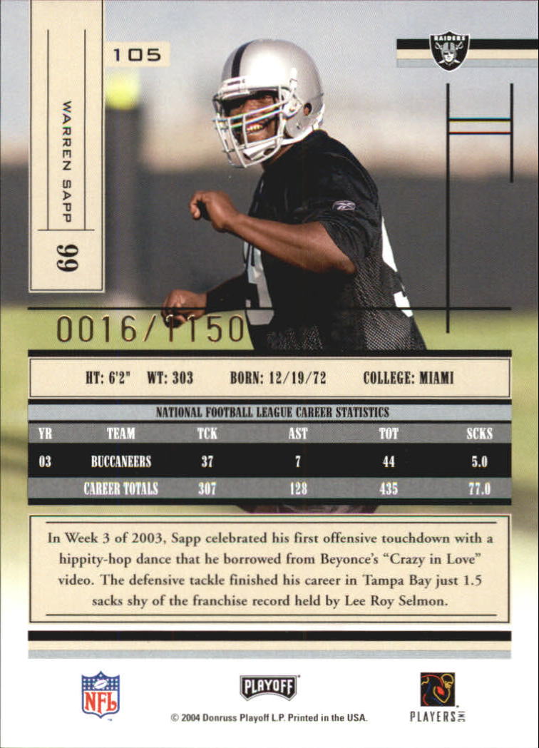 2004 Absolute Memorabilia Football - Picture 125 of 291