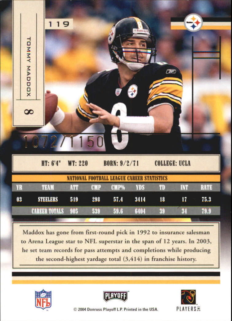 2004 Absolute Memorabilia Football - Picture 135 of 291