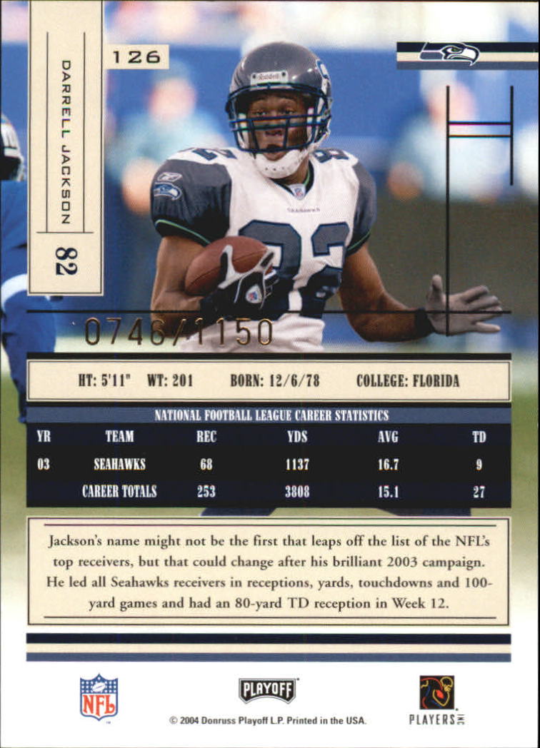 2004 Absolute Memorabilia Football - Picture 141 of 291