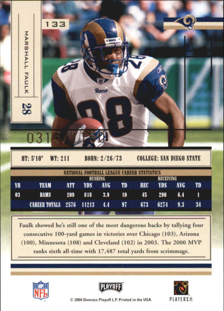 2004 Absolute Memorabilia Football - Picture 151 of 291