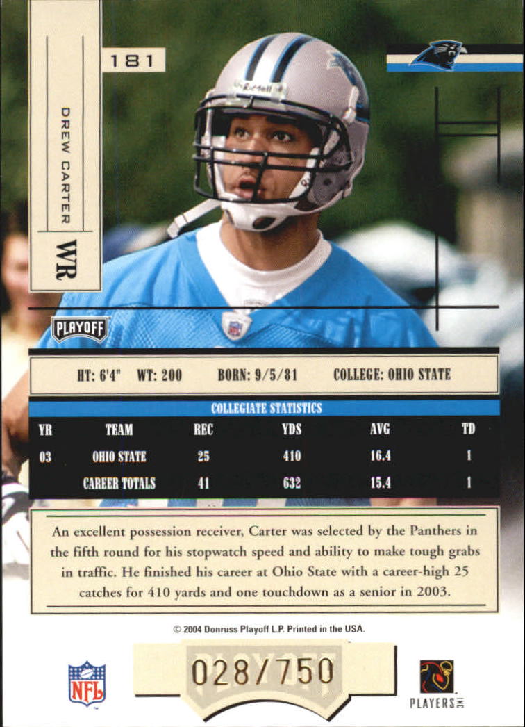 2004 Absolute Memorabilia Football - Picture 182 of 291