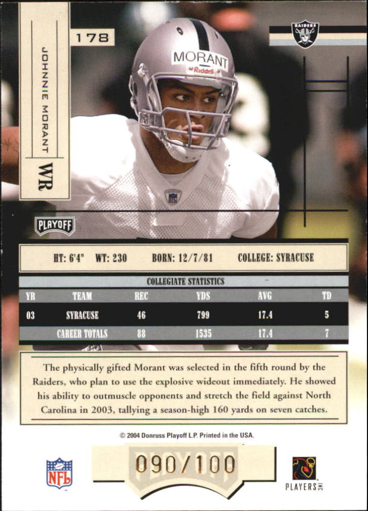2004 Absolute Memorabilia Football - Picture 248 of 291