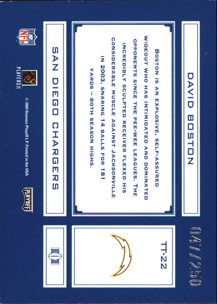 2004 Absolute Memorabilia Football - Picture 270 of 291