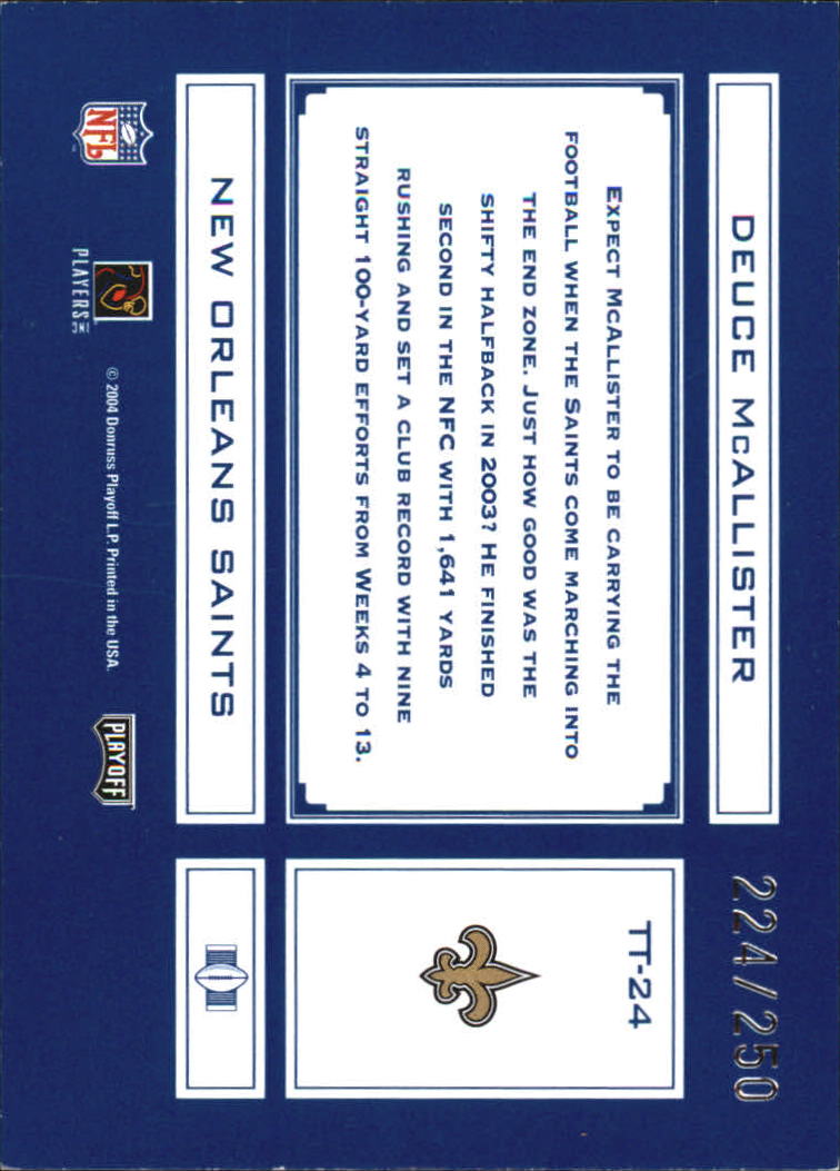 2004 Absolute Memorabilia Football - Picture 274 of 291
