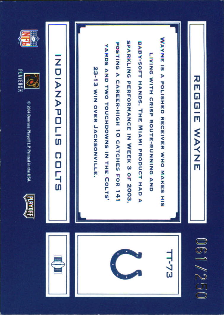 2004 Absolute Memorabilia Football - Picture 281 of 291