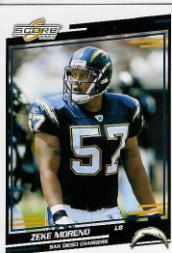 2004 Score Football Card Pick 251-440