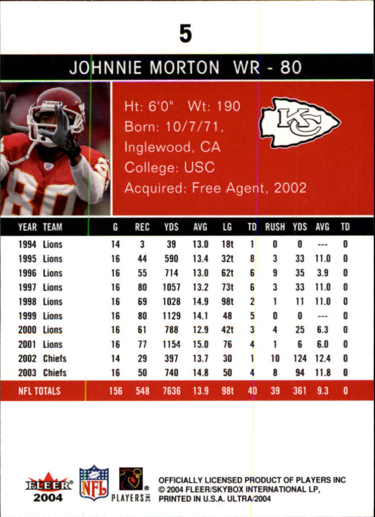 2004 Ultra Football Part 1 - Picture 11 of 423