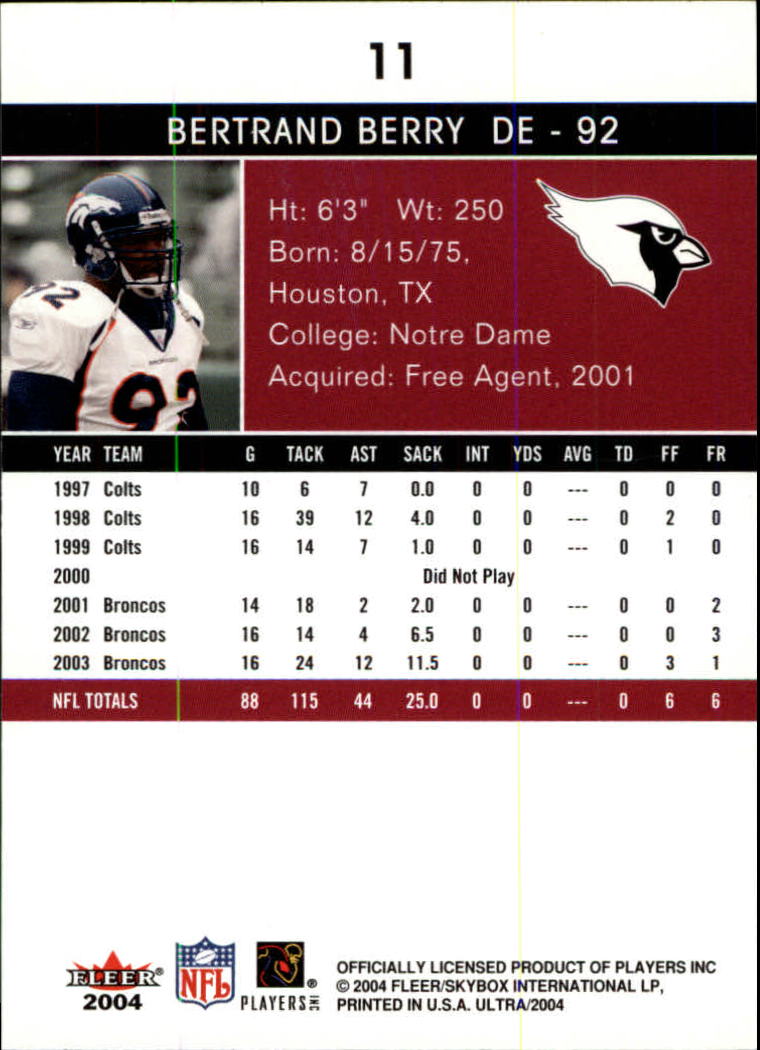 2004 Ultra Football Part 1 - Picture 23 of 423