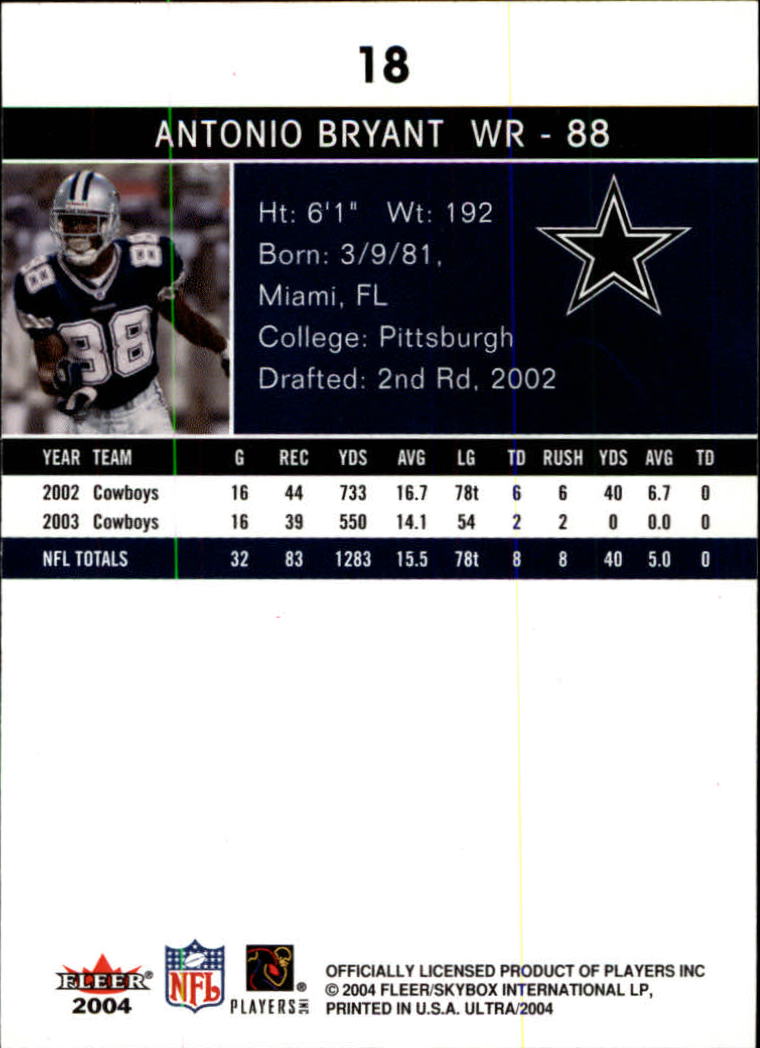2004 Ultra Football Part 1 - Picture 37 of 423