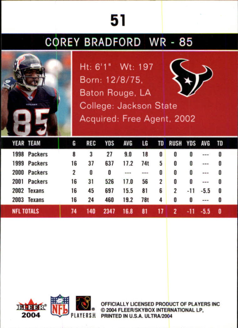 2004 Ultra Football Part 1 - Picture 103 of 423