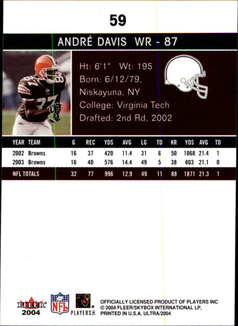 2004 Ultra Football Part 1 - Picture 117 of 423
