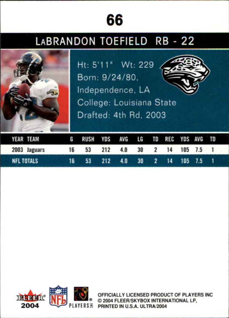 2004 Ultra Football Part 1 - Picture 127 of 423