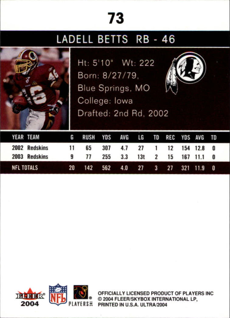 2004 Ultra Football Part 1 - Picture 137 of 423