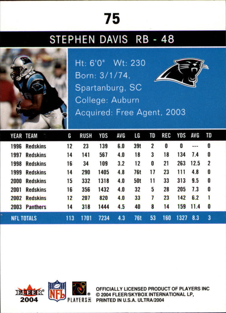 2004 Ultra Football Part 1 - Picture 141 of 423