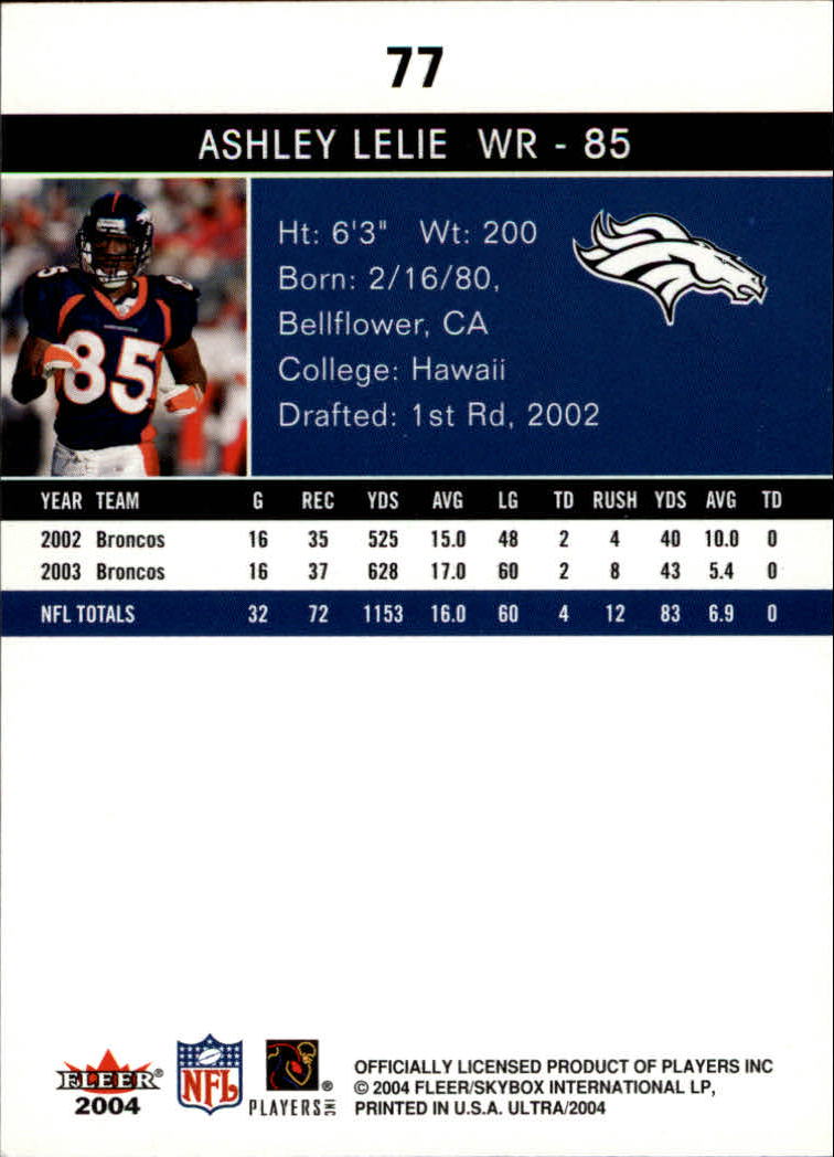 2004 Ultra Football Part 1 - Picture 145 of 423