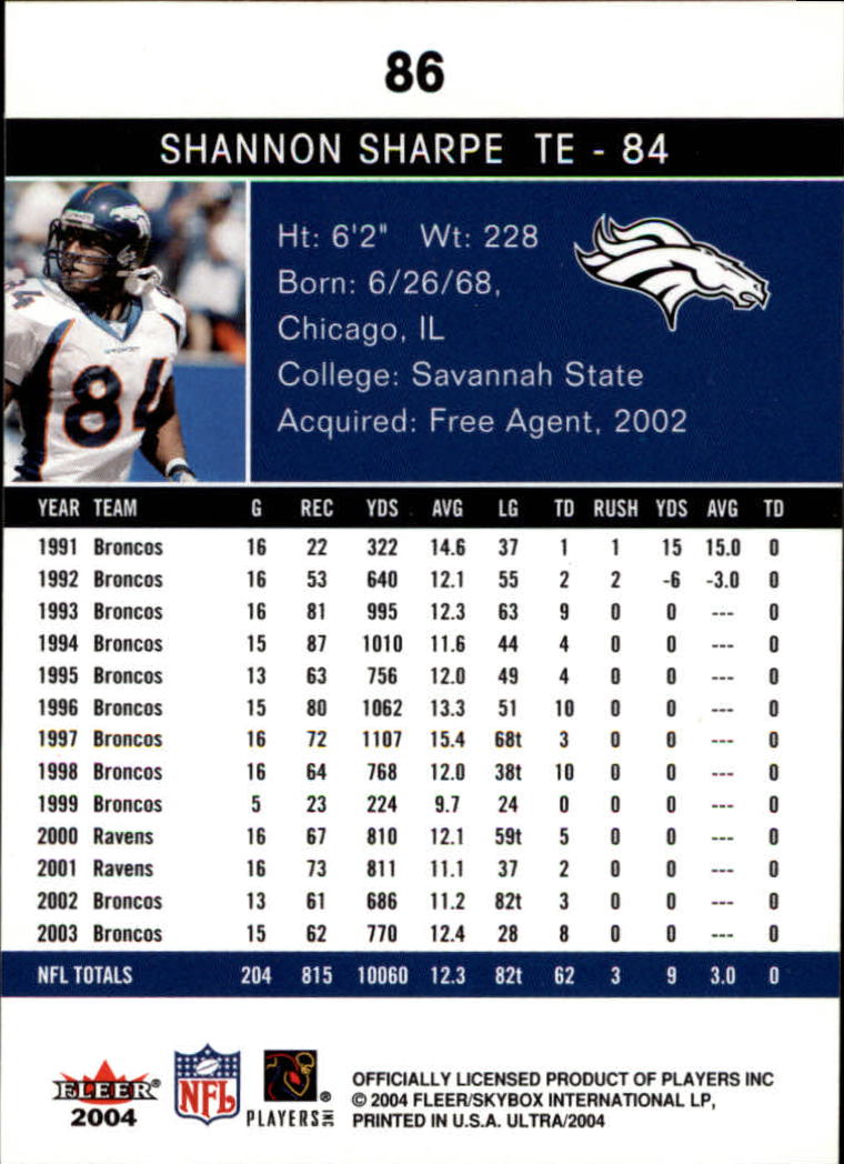 2004 Ultra Football Part 1 - Picture 163 of 423