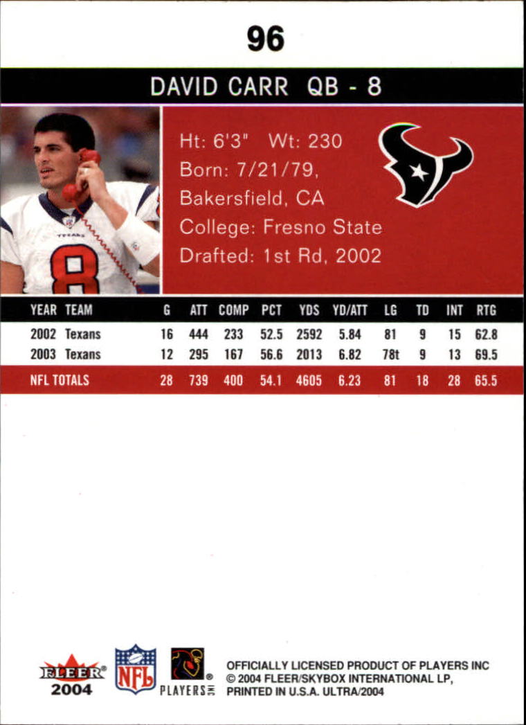 2004 Ultra Football Part 1 - Picture 181 of 423