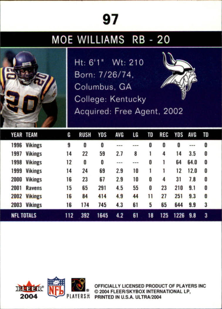 2004 Ultra Football Part 1 - Picture 183 of 423