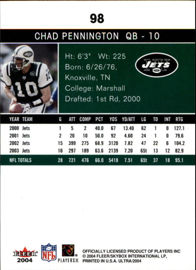2004 Ultra Football Part 1 - Picture 185 of 423