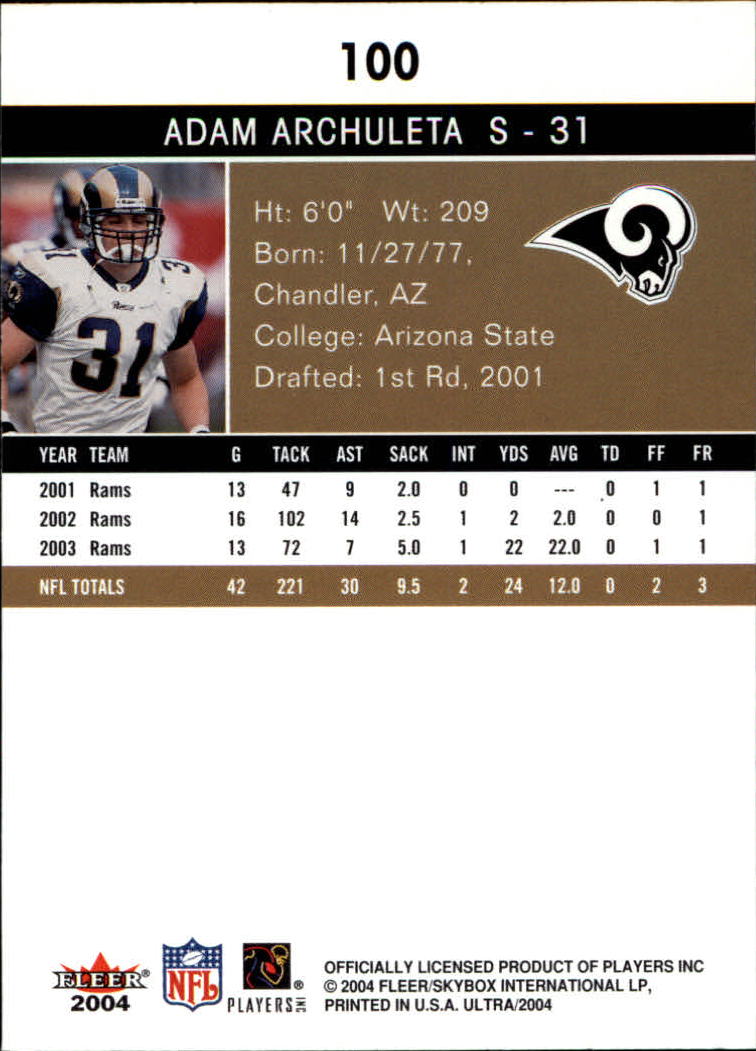 2004 Ultra Football Part 1 - Picture 189 of 423