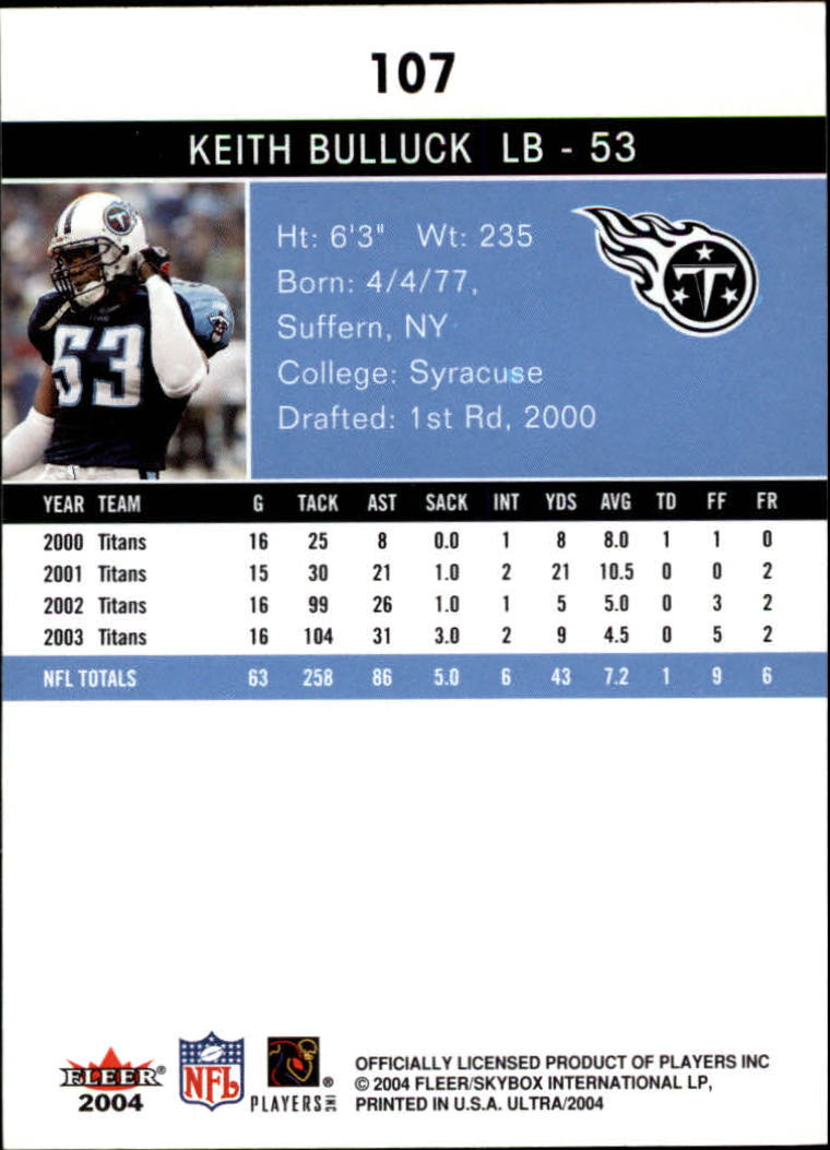 2004 Ultra Football Part 1 - Picture 201 of 423