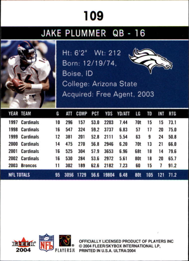 2004 Ultra Football Part 1 - Picture 205 of 423