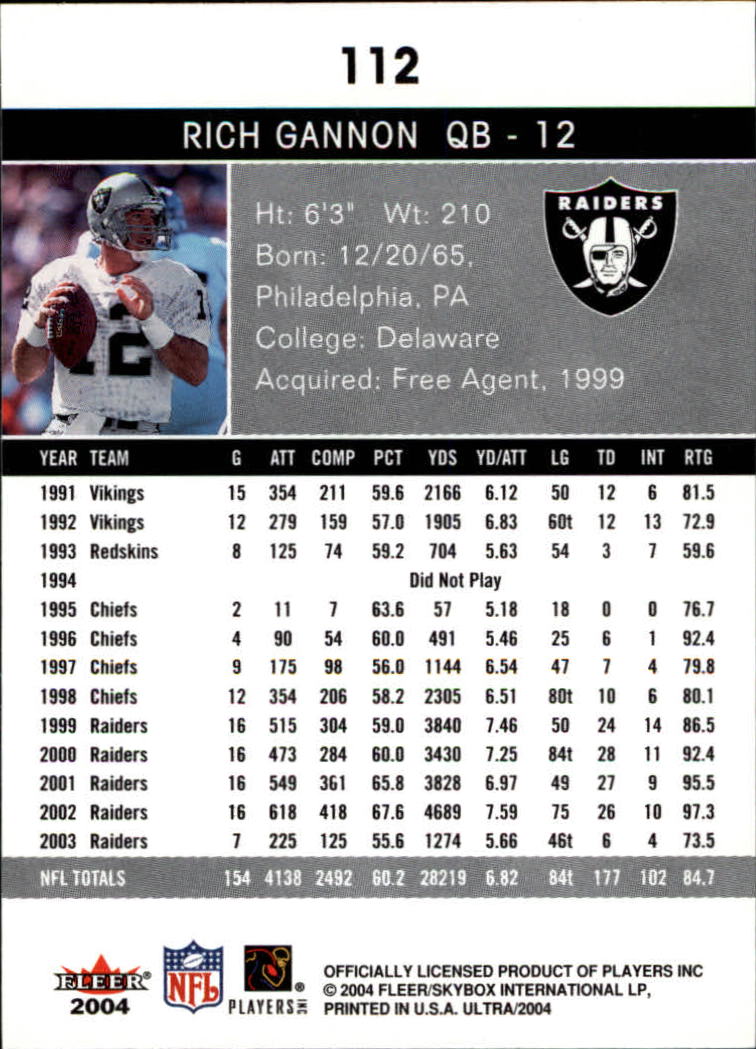 2004 Ultra Football Part 1 - Picture 211 of 423