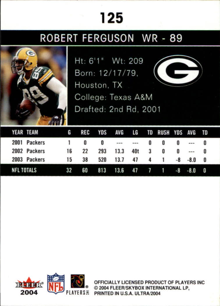 2004 Ultra Football Part 1 - Picture 235 of 423