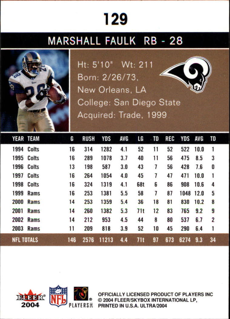 2004 Ultra Football Part 1 - Picture 243 of 423