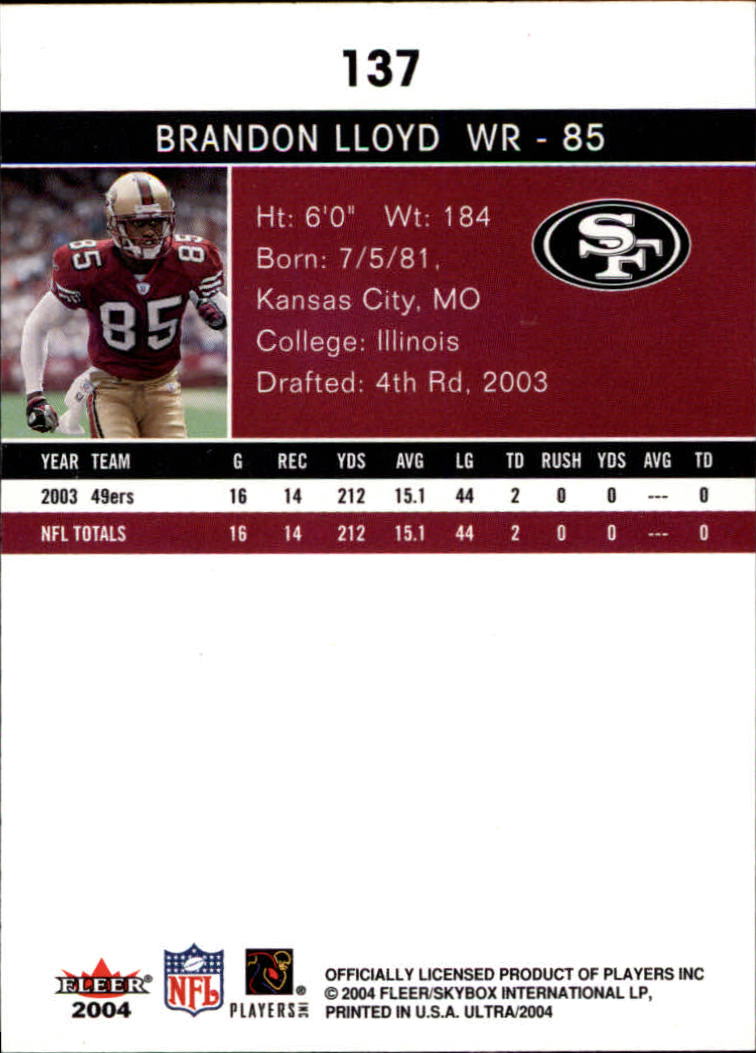 2004 Ultra Football Part 1 - Picture 259 of 423