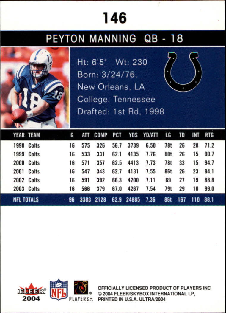 2004 Ultra Football Part 1 - Picture 277 of 423
