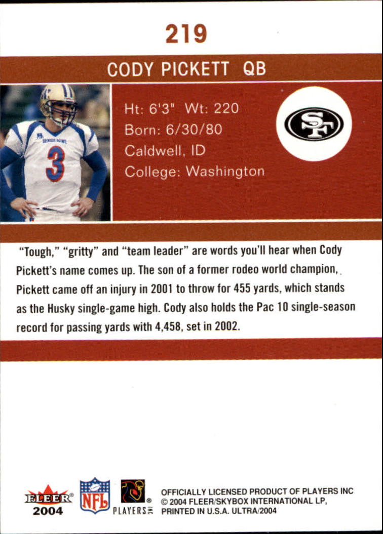 2004 Ultra Football Part 1 - Picture 393 of 423