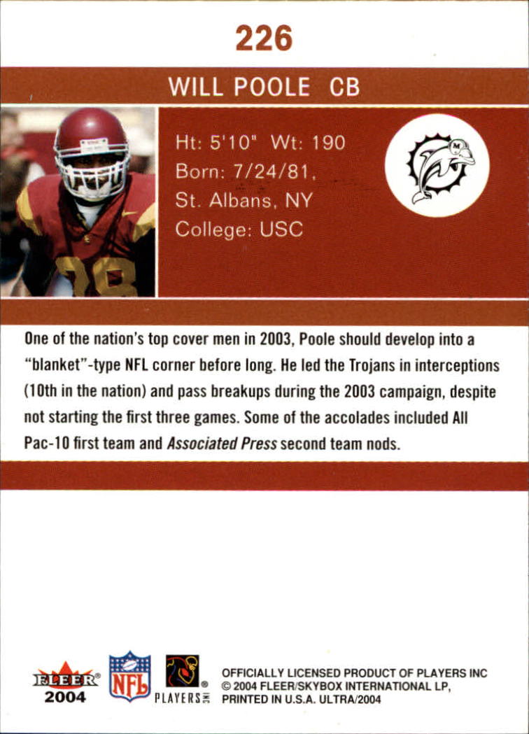 2004 Ultra Football Part 1 - Picture 405 of 423