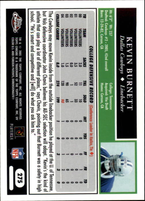 2005 Topps Chrome Football Part 2 Main Set Cards #166 to #275 Rookies - Picture 177 of 177