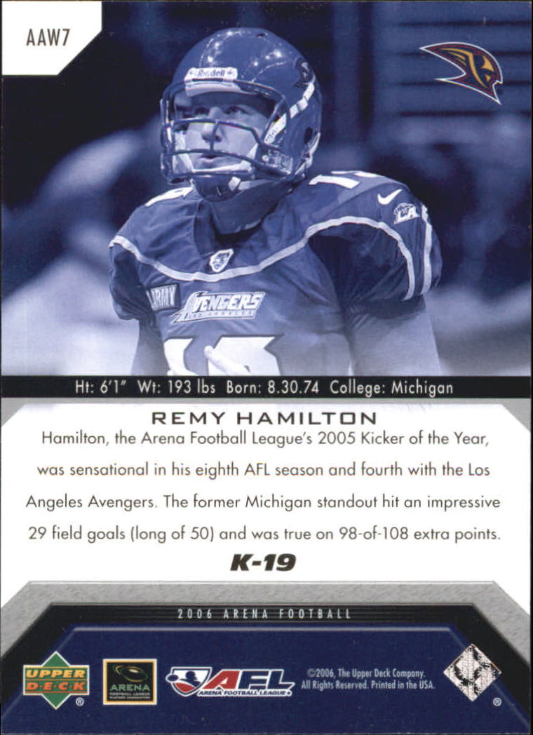 2006 Upper Deck AFL Arena Award Winners you pick - 第 13/19 張圖片