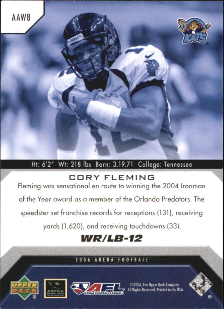 2006 Upper Deck AFL Arena Award Winners you pick - 第 15/19 張圖片
