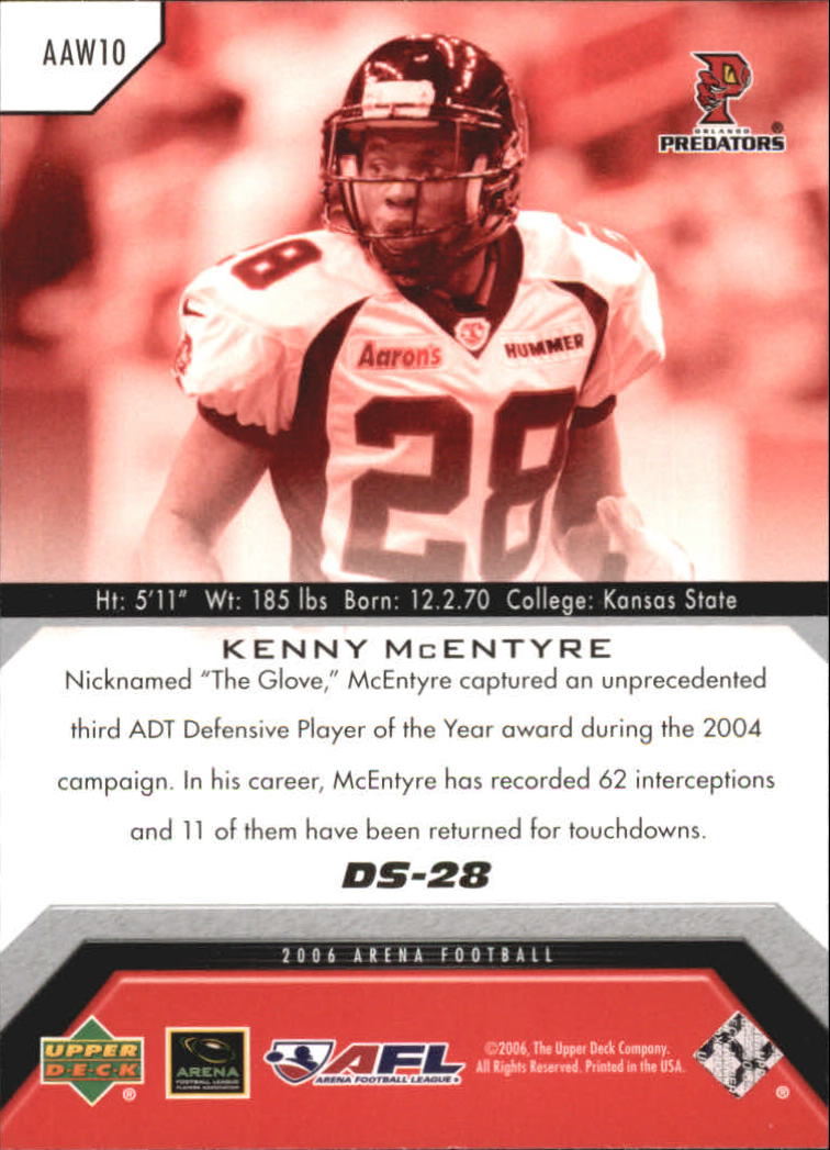 2006 Upper Deck AFL Arena Award Winners you pick - 第 19/19 張圖片
