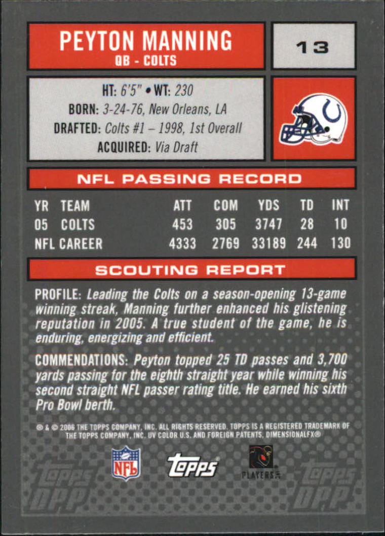2006 Topps Draft Picks and Prospects Chrome Black Football Card Pick - Picture 27 of 327